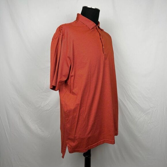 Peter Millar Cotton Stripes Polo Stretch Shirt - Men’s XL - Picture 2 of 7